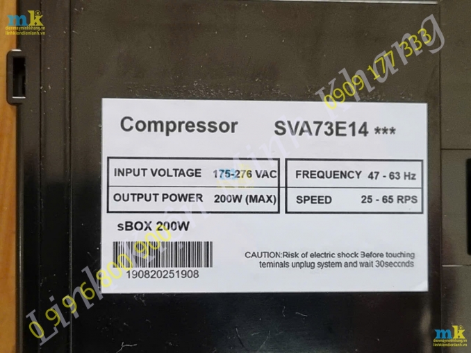 ( SP1314 ) Bo Tủ Đông Tủ Mát Chạy Block SVA73E14***